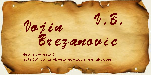 Vojin Brezanović vizit kartica